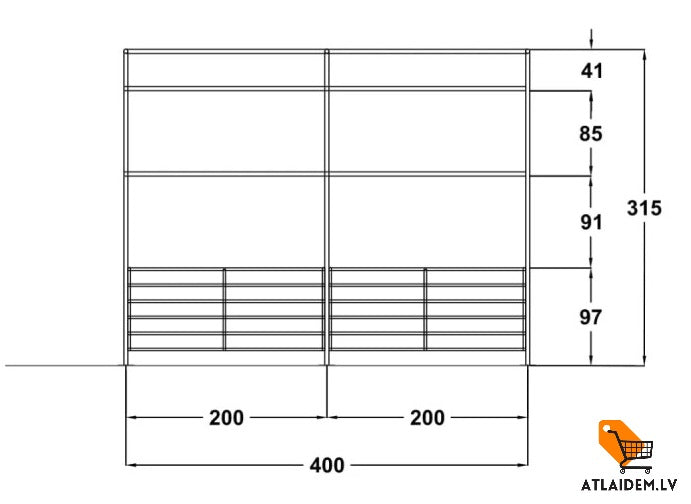 Dzīvnieku patvertne / 4x4N/ Cena bez PVN: €891
