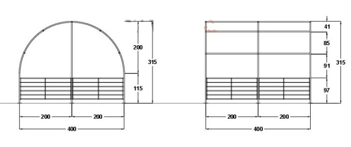 Dzīvnieku patvertne / 4x4R/ Cena bez PVN: €2271