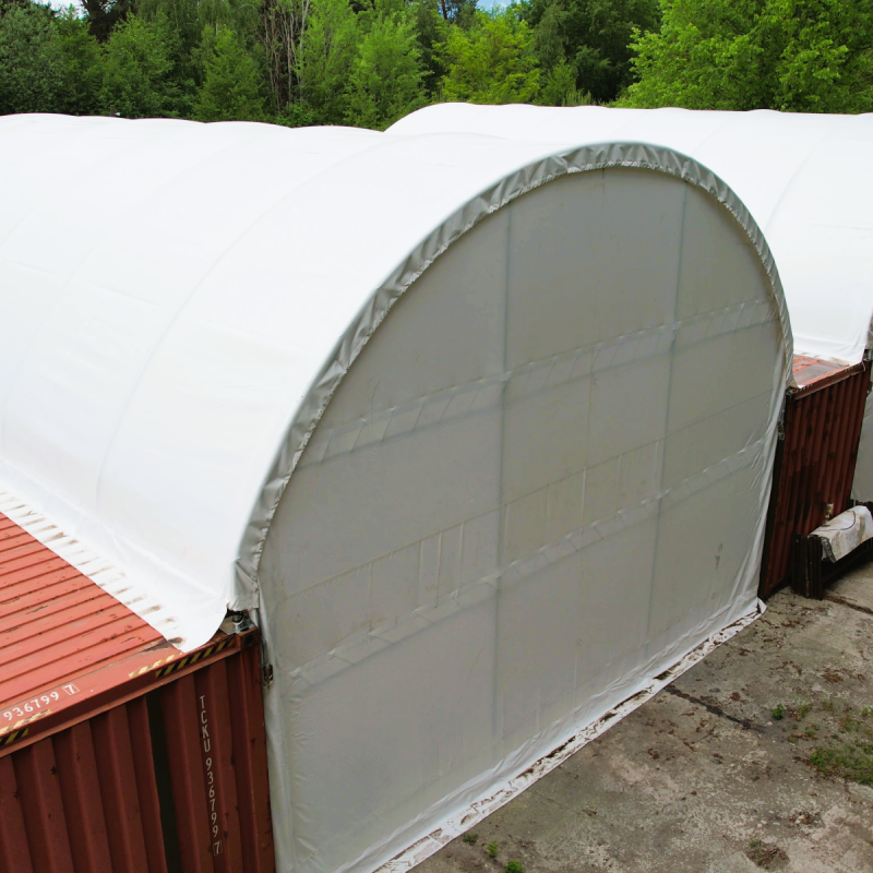 Konteineru nojumes/aizmugurējā siena ar rāmi, dažādi izmēri