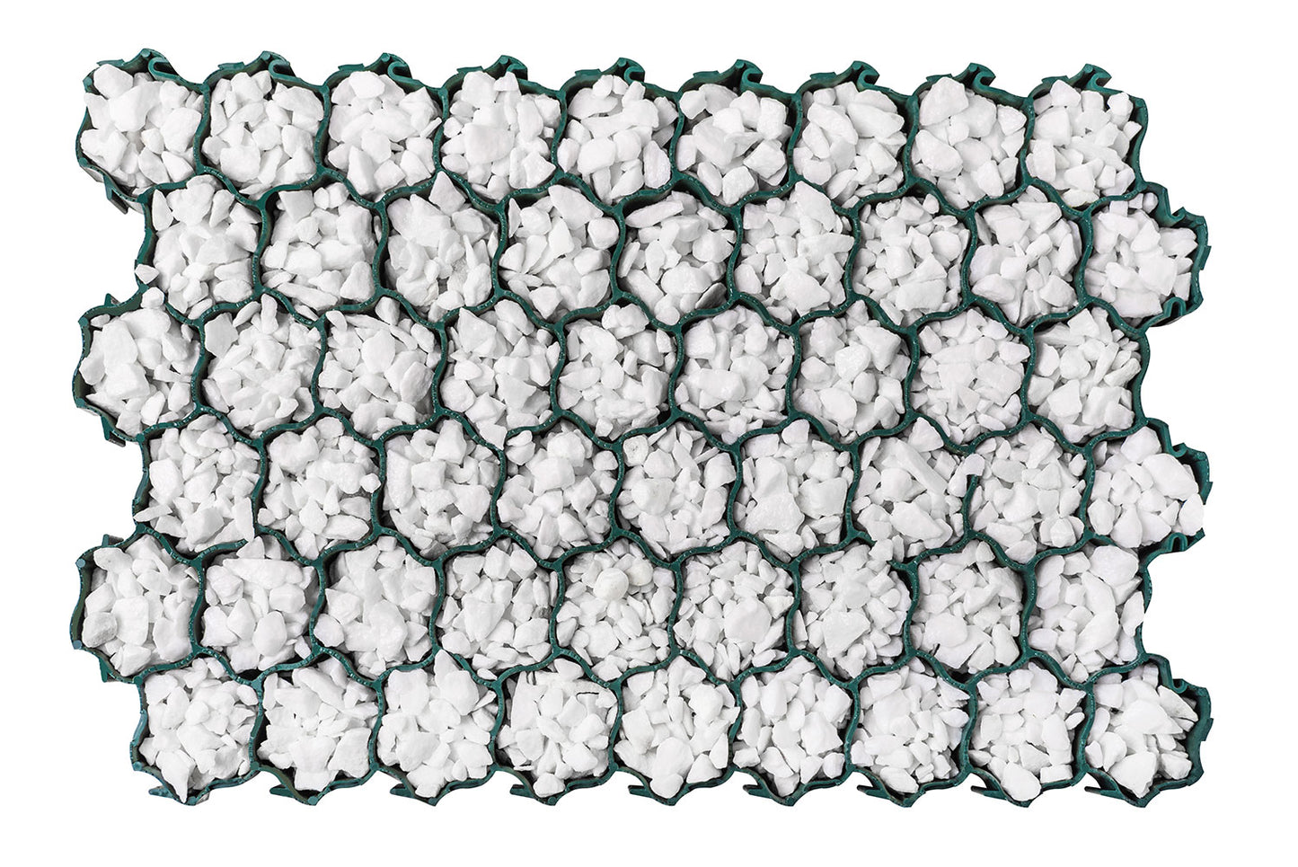Zemes pastiprināšanās režģis. 58 x 39 x 4 cm . Svars: 4,66 kg/m²