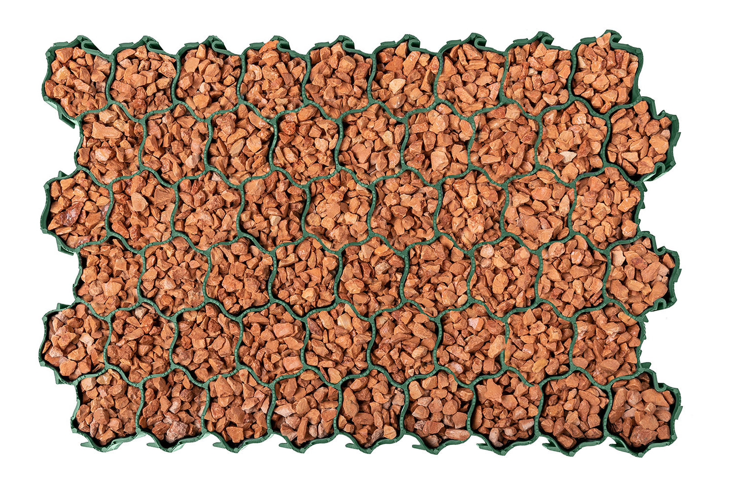 Zemes pastiprināšanās režģis. 58 x 39 x 4 cm . Svars: 4,66 kg/m²