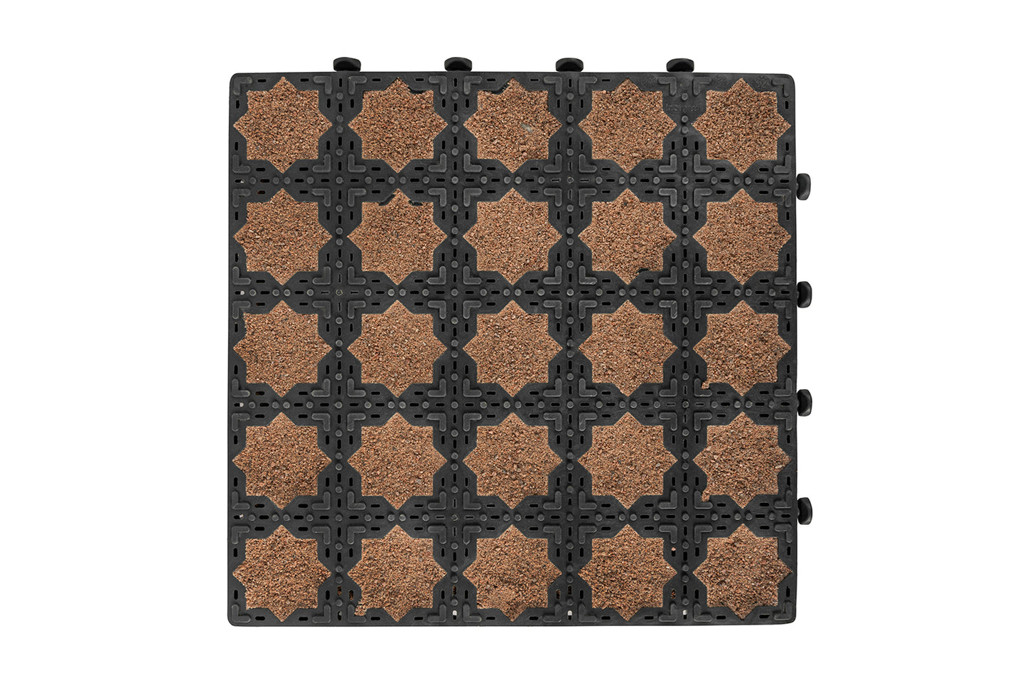 Zemes pastiprināšanās režģis. 39 x 39 x 3,5 cm . Svars: 7,20 kg/m²