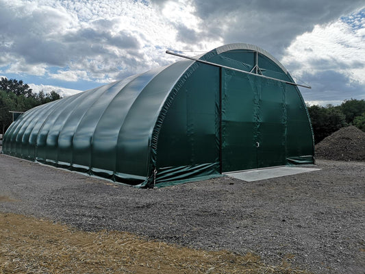 Angārs 10x30m (izmērs 10,4x30m) ražots Eiropā