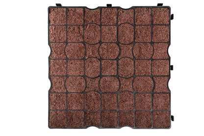 Zemes pastiprināšanās režģis 50 x 50 x 4 cm. Svars: 5,56 kg/m²