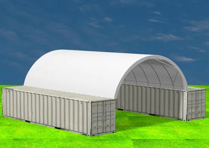 Konteineru nojume/bez aizmugurējās sienas/8x6x3m /Cena bez PVN: €2120