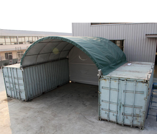 Konteineru nojume/bez aizmugurējās sienas/ 6x6x2m /Cena bez PVN: €1315